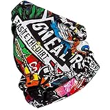 O‘NEAL | Halstuch Schlauch-Schal | Mountainbike Motocross Motorrad | Ungesäumt, Bequemes Material, elastischer Stoff | Neckwarmer Crank | Unisex | Schwarz Multi | Einheitsgröße