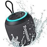 Tronsmart Bluetooth Lautsprecher Musikbox mit Licht, 15W Stereo Bluetooth 5.3, IPX7 Wasserschutz, Bass Kabellos Box, Eingebautes Mikrofon, 18h Akku, für Reisen, Sport, Draußen, Schwarz