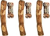 3 x Kauholz Olivenholz L Large - Kauwurzel Hunde Holz Kauwurzel Natürliche Kausnack Kauknochen