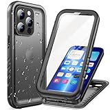 Cozycase für iPhone 13 Pro Wasserdichte Outdoor Hülle - 360 Grad Panzerhülle Stoßfest Komplett Staubschutz 【2m Sturzfest Armor Protective Hardcase】 Wasserfest Handyhülle mit Kameraschutz/Displayschutz