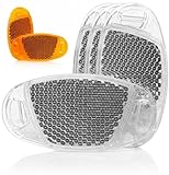 Kellago Katzenaugen Reflektoren Fahrrad [ MIT VERBESSERTER REFLEKTION ] 4X Speichenreflektoren Fahrrad Stvzo zugelassen - Fahrrad Reflektoren für Speichen - Katzenaugen Fahrrad Speichenreflektoren