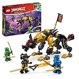 LEGO NINJAGO Jagdhund des kaiserlichen Drachenjägers, baubares Monster-Spielzeug für Kinder ab 6 Jahren, Jungs und Mädchen, posierende Fabelwesenfigur, 3 Minifiguren zum Sammeln, Geschenkidee 71790