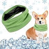 Kühlhalsband für Hunde, Kühlendes Hundehalstuch, Kühlender Hundeschal, Kühlendes Hundehalsband Kühlend, Kühltuch Hund Halstuch Kühlend, Bandana Hunde Halstücher Kühlend, für Kühlung Hund im Sommer