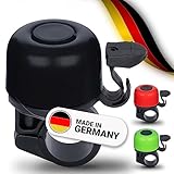 TRAILWOLF Fahrradklingel Mountainbike - Schwarz - Klingel Fahrrad, Fahrrad Klingel, Fahrradglocke, Bike Bell - Made in Germany