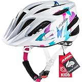 Alpina Kinder Radhelm FB JR 2.0 Fahrradhelm white-butterfly 50-55