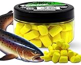 Angel-Berger Magic Baits Marshmallow Forellenköder schwimmend Trout Bait Forellenteig Angelköder Forelle (Cheese - Yellow)