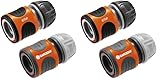 Gardena Schlauchverbinder-Satz 13 mm (1/2 Zoll) und 15 mm (5/8 Zoll) (18279-20) (Packung mit 2)