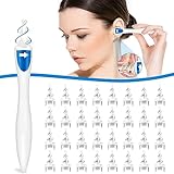 32Pcs Ohrenschmalz Entferner,BOZILY Q grips Ohrenreiniger Mit PlastikBox,360°Spirale Silikon Ohrreiniger Weiches Sicheres Ear Cleaning kit Mit 32 Abwaschbaren Ersatzköpfen für Kinder Erwachsene
