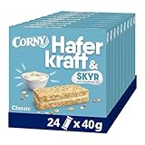 Haferriegel | Corny | Haferkraft Skyr Classic | ohne Zuckerzusatz | Multipack, 24x40g