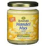 Alnatura Bio Mandelmus Weiß, Vegan, 250g