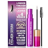 Wimpernserum Long Lashes, Lash Serum - Ohne Hormone, Natürliches Wimpernserum mit Augenbrauenbürste, für Pflege Gebrochene Wimpern, Vollere und Längere Wimpern (5 ml (1er Pack), stück, 1.0)