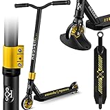 KESSER® Stunt Scooter X-Limit-Pro 360° Lenkung Funscooter Stuntscooter mit Ständer ABEC 9 Kugellagern, 110mm PU Räder, mit Ständer,Kickscooter Tretroller Cityroller Trick Roller für Kinder Erwachsene