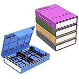 ORICO Festplattentasche 2,5' 3,5' für Festplatten,5 Stück,Stoßfest, Staubdicht und Feuchtigkeitsbeständig Schutzkoffer Kompatibel mit WD/Seagate/Samsung