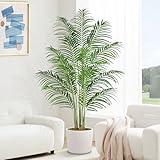Keeplush Künstliche Pflanzen groß 180cm Kunstpflanze im Topf Plastik Künstliche Palme wie echt Fake Pflanzen deko für Wohnzimmer Balkon Schlafzimmer Büro Perfektes Einweihungsgeschenk (1 Pack)