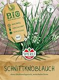 Sperli BIO Schnittknoblauchsamen 84625 • Mehrjährig • Gefriergeeignet • Kräutersamen für 80 Pflanzen • Schnittlauchpflanze • Würzig ohne Knoblauchgeruch • Perfekt für Gemüsegarten
