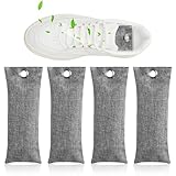 4 Stück Schuhdeo Beutel Aktivkohle Schuh Geruchsentferner Schuhdeo Gegen Geruch und Schweiß, für Fußgeruch Durch Schweißfüße, Beseitigung Von Gerüchen