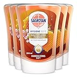 Sagrotan No-Touch Nachfüller Manuka Honig – Für den automatischen Seifenspender – 5 x 250 ml Handseife