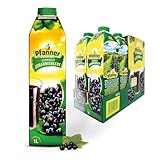 Pfanner Schwarze Johannisbeere (8 x 1 l) - 25 % Fruchtgehalt – Getränk im Vorratspack – Fruchtgetränk aus Johannisbeere