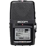 ZOOM H2n Handy Recorder – Tragbarer Digitalrekorder mit 5 Mikrofonen und Surround-Sound – Ideal für Musik, Interviews, Videoaufnahmen – Schwarz