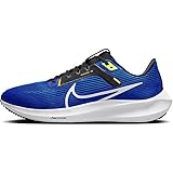 NIKE Air Zoom Pegasus 40 Herren-Sneaker, Racerblau/Weiß/Schwarz/Sonnenuhr, White Game Royal University Blue Rush Orange, 43 EU