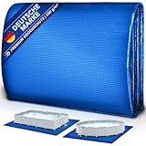 tillvex® Premium Pool Bodenplane 396 x 396 cm quadratisch für Pools bis Ø 366cm - für Pools & Schwimmbecken | UV-stabile & reißfeste Poolunterlage Bodenschutzmatte | Bodenschutzplane für Swimmingpool
