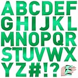 Panelee 145 Stück 20 Blatt große Buchstaben-Aufkleber 10,2 cm Vinyl Alphabet Buchstaben Zahlen Aufkleber selbstklebend große Schriftbuchstaben Zahlen Aufkleber für Klassenzimmer Fenster Tür
