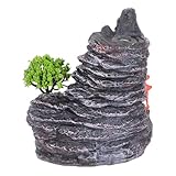 VALICLUD Wasserfall Backflow Weihrauchbrenner Eleganter Censer für Zuhause und Büro mit Harz und Eisenbasiertem Diffusor zur Luftreinigung und Dekoratives