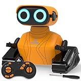 REMOKING RC Roboter Kinder Spielzeug, Spielzeug Roboter mit Ton und Licht, Roboter Geschenk für Jungen und Mädchen (Orange)