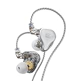 LINSOUL KZ ZAS 7BA+1DD In-Ear Monitor, HiFi Bass Ohrhörer, Gaming Ohrhörer, Hybrid IEM Ohrhörer mit versenktem abnehmbarem Kabel für Audiophile Musiker