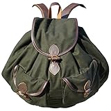 Waffenpflegewelt Lautloser Jagdrucksack Wanderrucksack imprägniertes Qualitätsleinen jagdgrün 45 Liter Volumen