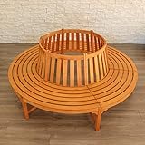 Sedex Kentucky Baumbank Ø 208 cm Gartenbank Rundbank Holzbank aus Eukalyptus