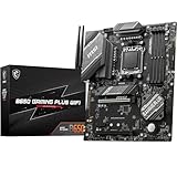 MSI B650 Gaming Plus WiFi Motherboard (unterstützt AMD Ryzen 7000 Prozessoren, AM5 - DDR5 Memory Boost 6400+MHz/OC, 2 x PCIe 4.0 x16, 2 x M.2 Gen4, Wi-Fi 6E, ATX)