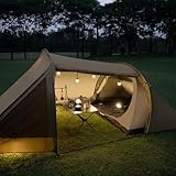 Für Naturehike Tunnelzelt mit sicheren und wetterfesten Funktionen für alle Ihre Campingbedürfnisse (schwarz)