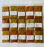 Harissa, Dukkah, Ras El Hanout, Couscous, Berbere, usw. 15 x 30g Afrikanische Gewürz