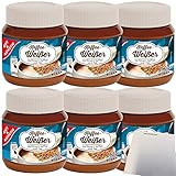 Gut & Günstig Kaffeeweißer verfeinert Kaffee und Tee 6er Pack (6x250g Dose) + usy Block