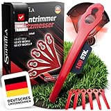 SOPHILA® 100x Ersatzmesser Für Einhell Rasentrimmer - Passend Für GE-CT 18 Li, GC-CT 18/24 Li - Original Rasentrimmer Messer Set Als Zubehör Für Einhell Rasentrimmer Freischneider