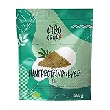 Bio Hanfprotein Pulver - 1.5 Kg. Hanfproteinpulver Frei von Gluten Soja und Laktose. Hoher Proteingehalt. Enthält Aminosäuren und Essentielle Fettsäuren. Organic Hemp Protein Powder.