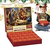 Weihnachts-Adventskalender-Puzzle, 24-Tage-Countdown-Kalender,24-Tage-Puzzles | Einzigartiger Countdown-Kalender. Überraschendes Weihnachtsrätsel für Weihnachten