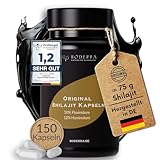 Original Mumijo Shilajit Kapseln, Hochdosiert 50.000mg pro Tag (50:1 Extrakt) 50% Fulvinsäure & 12% Huminsäure - Shilajit Resin, vegan & laborgeprüft - 100% aus dem Himalaya