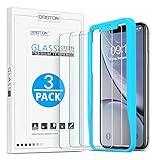 OMOTON für iPhone 11/XR für Panzerglas, TOP Bruchsicherheit Schutzfolie für iPhone 11/XR mit Montagerahmen, 9H Härte, Anti-Kratzer, Bläschenfrei, 3 Stück
