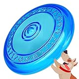 rootsnoot Frisbee FÜR Hunde | weich und super stabil | schwimmfähig | besonders Zahn - schonend | SCHADSTOFF FREI (Neon - Blau)