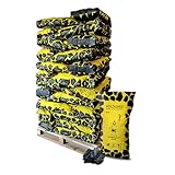 Neandertaler Feuer Holzkohle Grillkohle Buche - Grillholzkohle 360 kg auf Palette 36 x 10kg Charcoal BBQ | Kohle für Grill Smoker Kamin aus Laubholz Buchenholzkohle | Restaurant Qualität