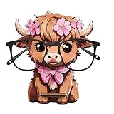 Generico Brillenhalter - Holz | Brillenhalter - Wooden Eyeglasses Holder Stand - Nachttisch Schreibtisch Badezimmer Professionelle Qualität Weiß Robust Nützlich Neu 2026