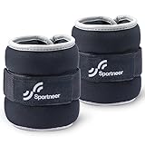 Sportneer Knöchelgewichte für Beine und Arme - Gewichtsmanschetten Set für Frauen und Männer für Krafttraining, Laufen, Walking, Fitness 2 * 0,5Kg / 2 * 1Kg/2 * 1,5Kg/ 2 * 2Kg /2 * 3Kg