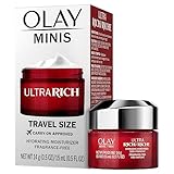 Olay Regenerist Ultra Rich Face Moisturizer, Fragrance-Free, Trial Size, 0.5 oz