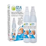 IZA Effect - Fußpflegespray 2x 100ml - Fuß Spray zur täglichen Pflege, pflegt Haut & Nägel - Fuß Hygiene Spray für Frische & Hygiene, unterstützt gesundes Fußklima - einfache Anwendung ohne Auswaschen