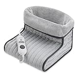 Medisana FWS Fußwärmer elektrisch, kuschelige Wärme für kalte Füße, waschbares Innenfutter, Zehenwärmer mit Abschaltautomatik und Überhitzungsschutz, bis Schuhgröße 46