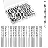 Fegtrtyoa Trockenbaubohrer, 50 Stück, 1/8, für Holzführungspunkt, Schnittdurchmesser, Router, Rotationswerkzeuge - für Sägen Kompatibel