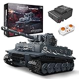 Mould King 20014 Technik Panzer Bausteine Modell, 800+ Teile Militär Panzer Spielzeug Bausteine Konstruktionsspielzeug mit Motor, Geschenk für Erwachsene und Kinder 16 Jahre