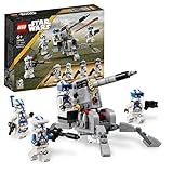LEGO Star Wars 75345-501st Clone Troopers Battle Pack Set – Sammler Spielzeug mit Einer AV-7-Kanone und 4 Minifiguren – Geschenk für Jungs ab 6 Jahren und Fans von The Clone Wars